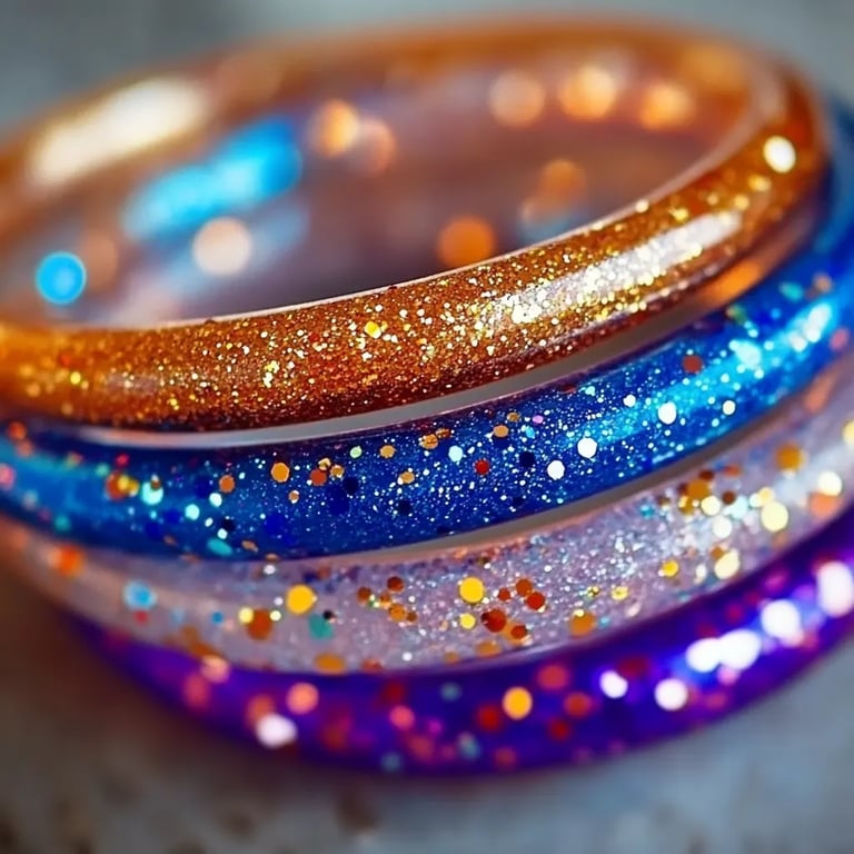 DIY Glitter Tube Bracelets: A Sparkling Craft Adventure