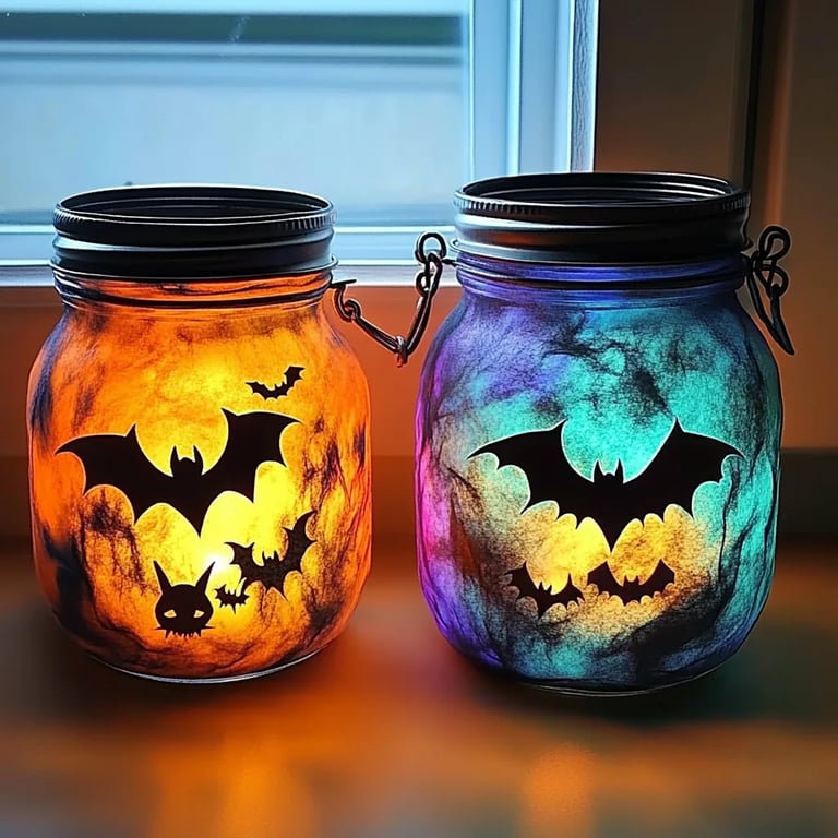 How to Make Spooky Tissue Paper Jars: A Step-by-Step Guide to Crafting Halloween Decor