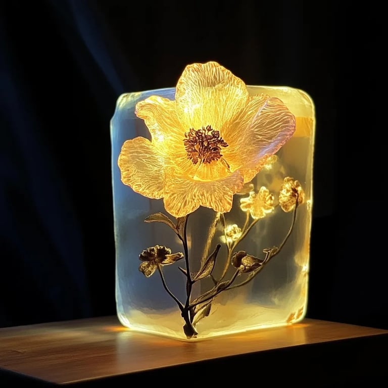 Floral Resin Night Light: An Amazing Ultimate DIY Guide