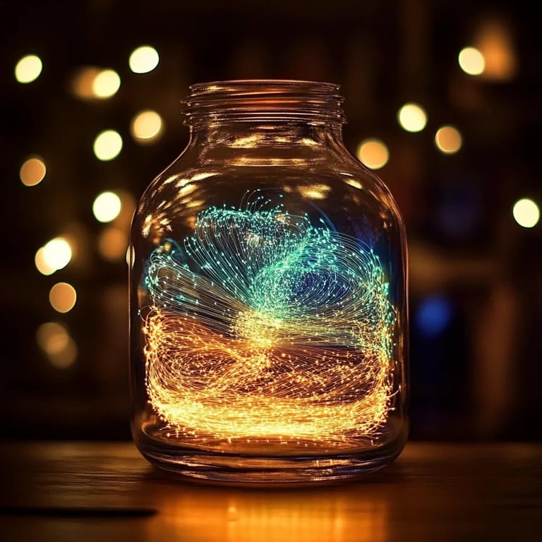 GLOW-IN-THE-DARK Fireworks in a Jar: An Incredible 7-Step Recipe