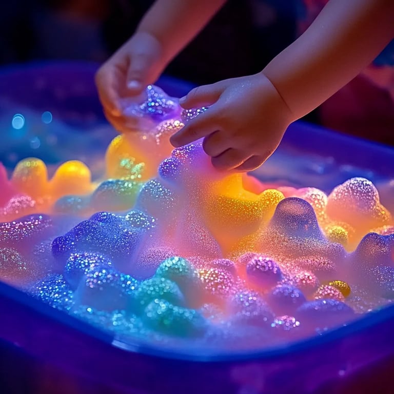Creating Glow-in-the-Dark Foam Pile: A Crafting Adventure