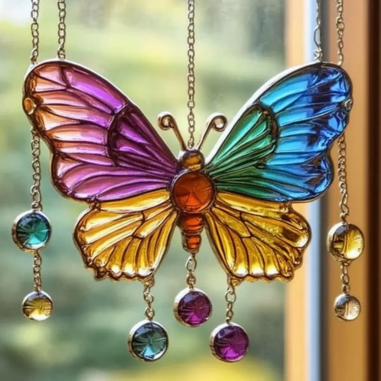 How to Make Swirly Butterfly Suncatchers: A Colorful Craft for All Seasons