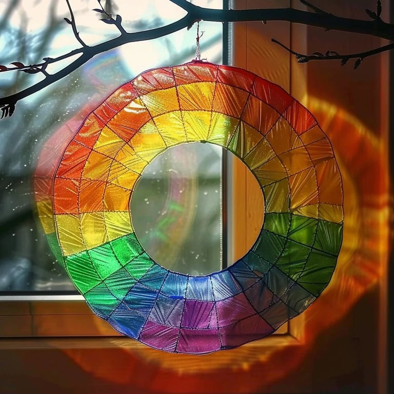 DIY Rainbow Spectrum Suncatcher: An Amazing Ultimate Project with 5 Steps