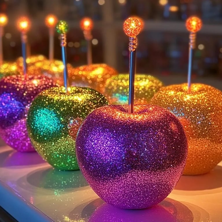 How to Make Colorful Glow Candy Apples: A Step-by-Step Guide