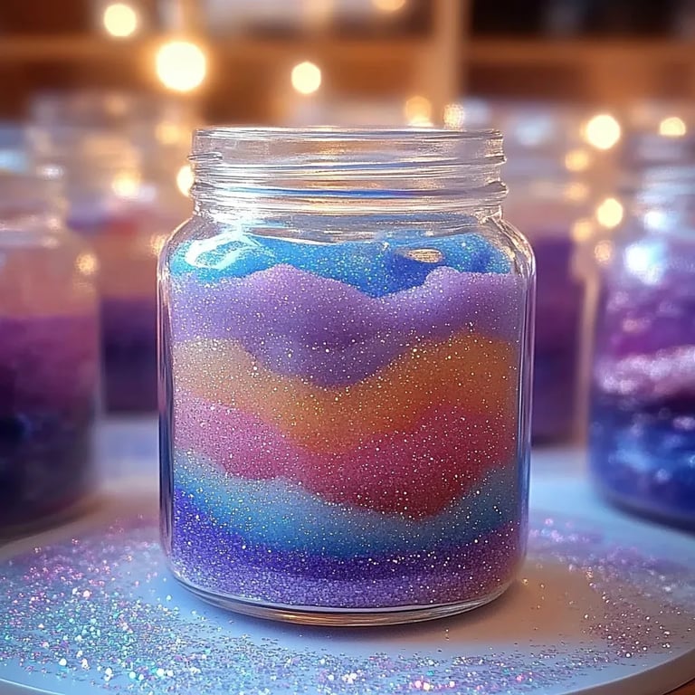 **Creating Your Own DIY Glitter Jar: A Sparkling Crafting Adventure**