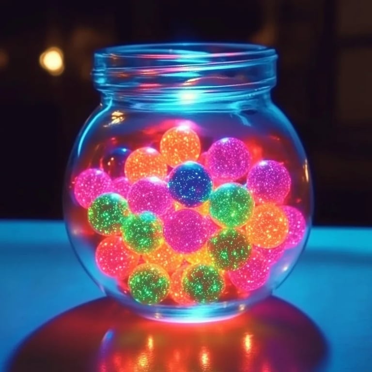 How to Make Neon Bouncy Balls in an Aurora Jar: A Step-by-Step Guide