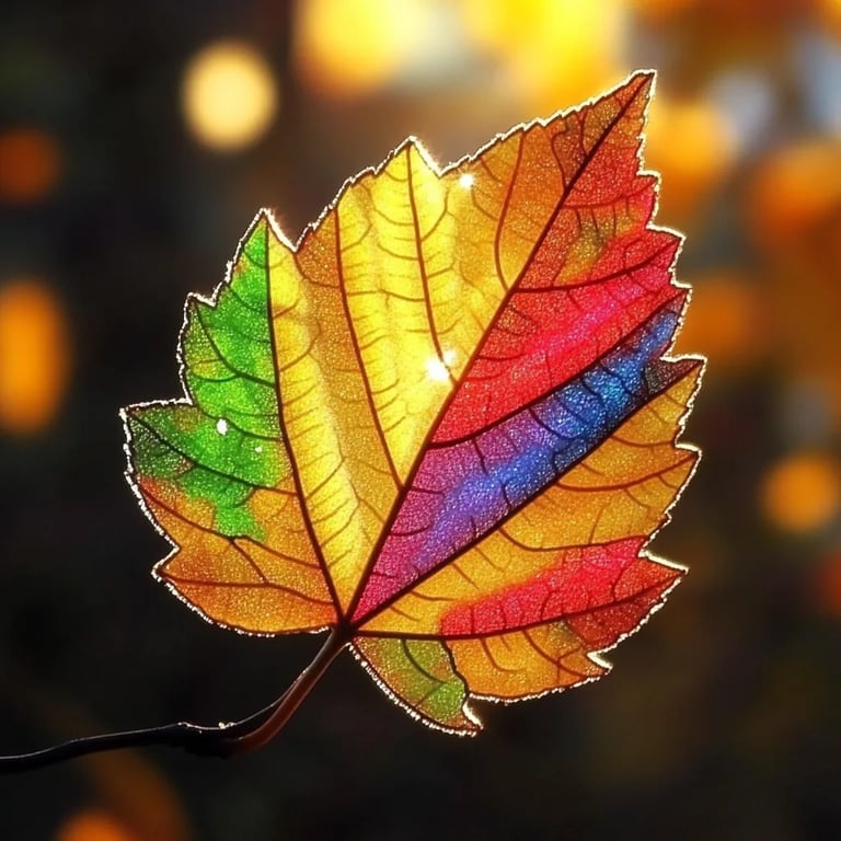 Glowing Fall Leaf Suncatcher: An Amazing Ultimate Craft Project
