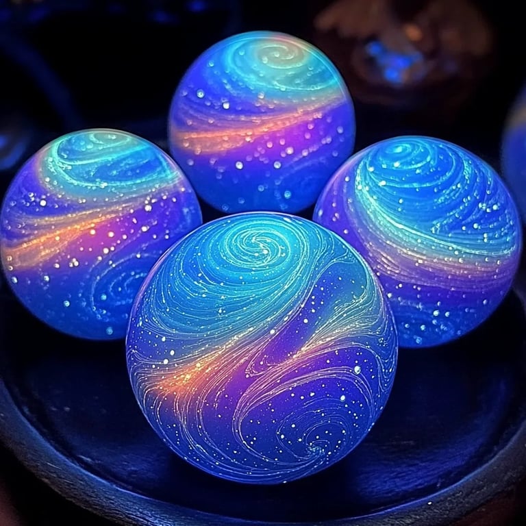 How to Make Glow in the Dark Swirl Bounce Balls for Kids