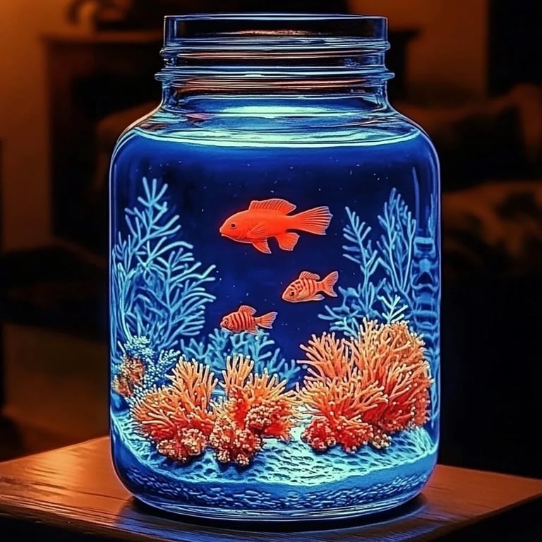 How to Make a Magical Glow-in-the-Dark Ocean Jar: A Step-by-Step Guide