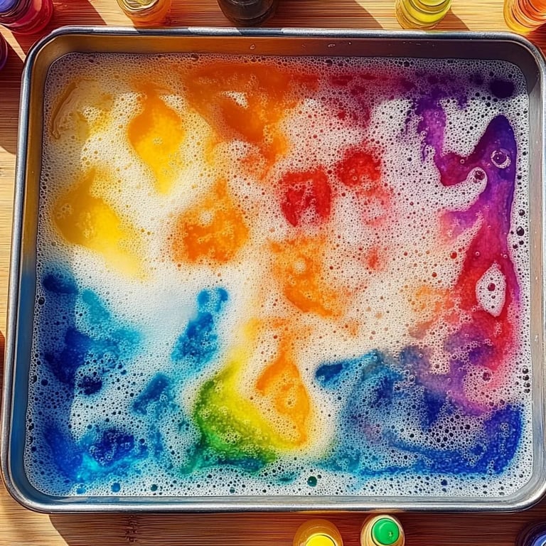 Crafting Fun: How to Make Fizzing Colors Baking Soda & Vinegar Experiment