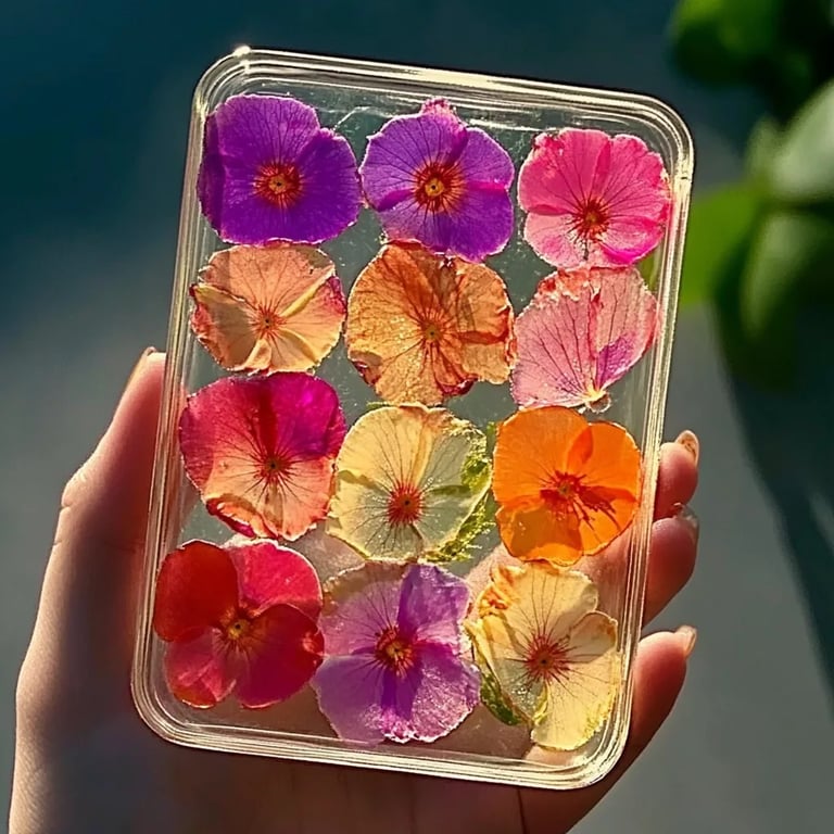 Crafting Delights: How to Make Gelatine Flower Suncatchers