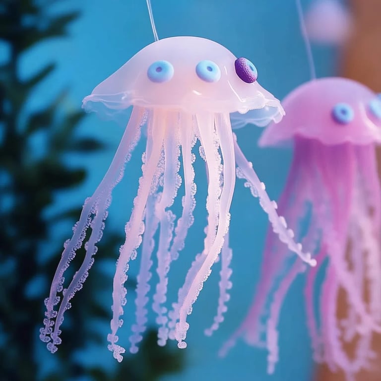 Jellyfish from Recycled Egg Cartons: An Incredible Ultimate Craft for Kids