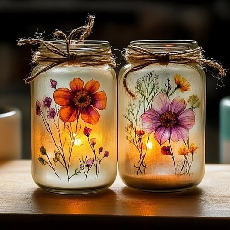 Illuminate Your Space: A Step-by-Step Guide to Crafting Pressed Flower Lanterns