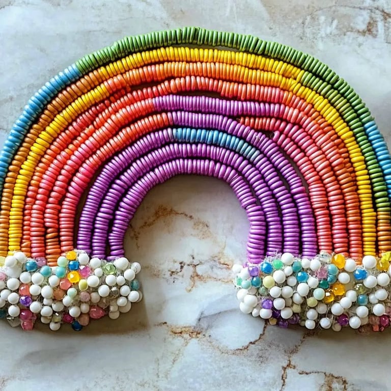 How to Make a Beaded Pipe Cleaner Rainbow Craft: A Step-by-Step Guide