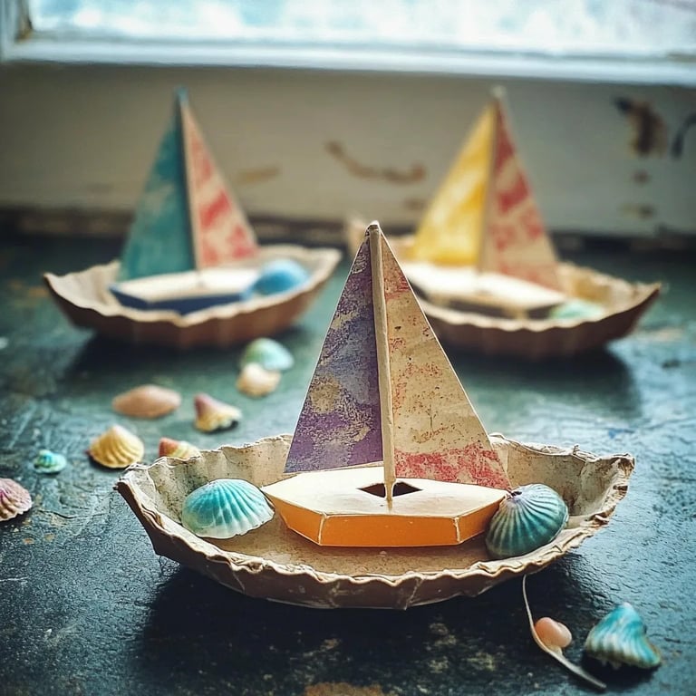 Seashell Sailboats: An Amazing Ultimate Guide to 7 Creative Crafts