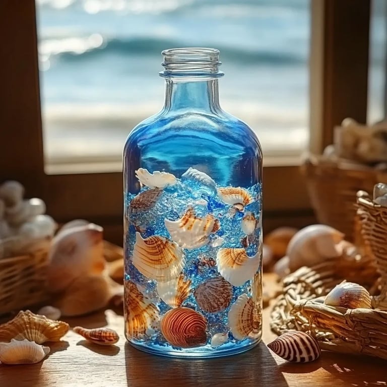 Seashell Glitter Bottle Craft: A Shimmering Journey to Beachy Bliss