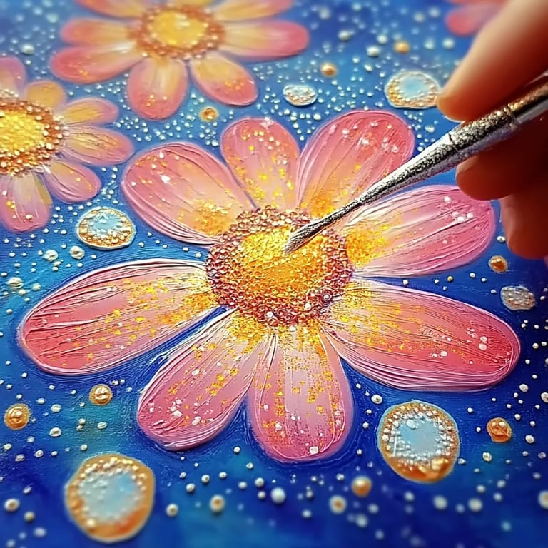 How to Make DIY Flower Salt Painting for Kids: A Fun and Colorful Craft Experience