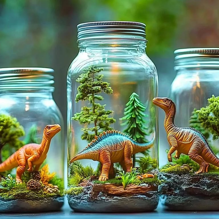 How to Make a Miniature Dinosaur Terrarium Night Light: A Step-by-Step Guide