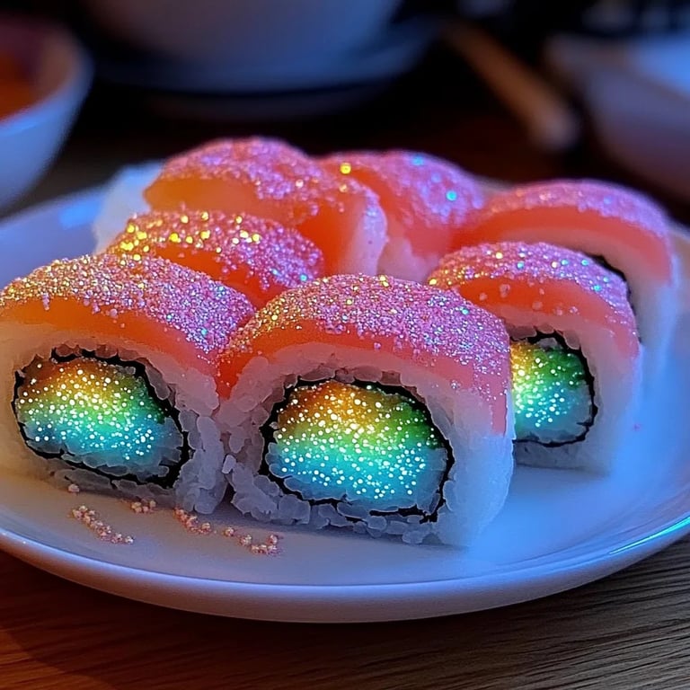How to Make Glow-in-the-Dark Cotton Candy Sushi: A Fun and Whimsical Treat