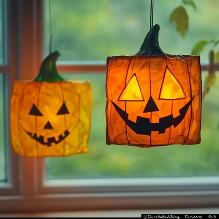 How to Make Glowing Pumpkin Suncatchers: A Festive DIY Craft for Your Home
