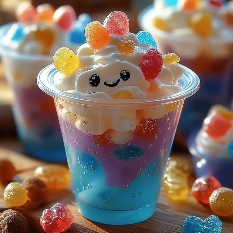 How to Make a Cotton Candy Aquarium Parfait: A Colorful Creation for Sweet Sensations