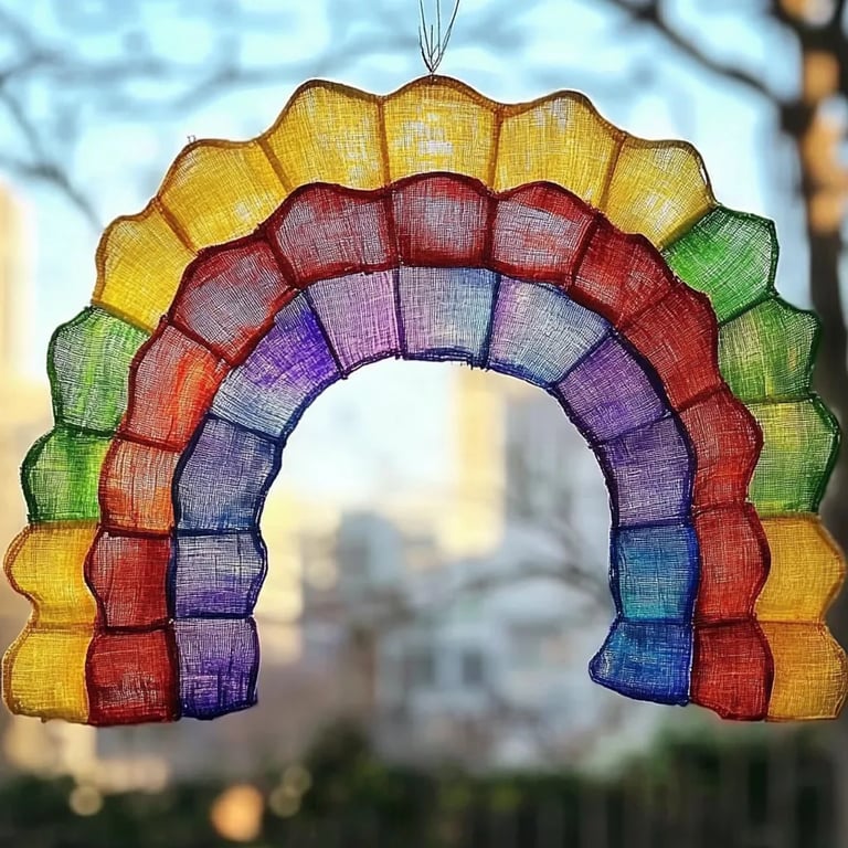 Creating Your Own Rainbow Suncatcher Craft: A Step-by-Step Guide