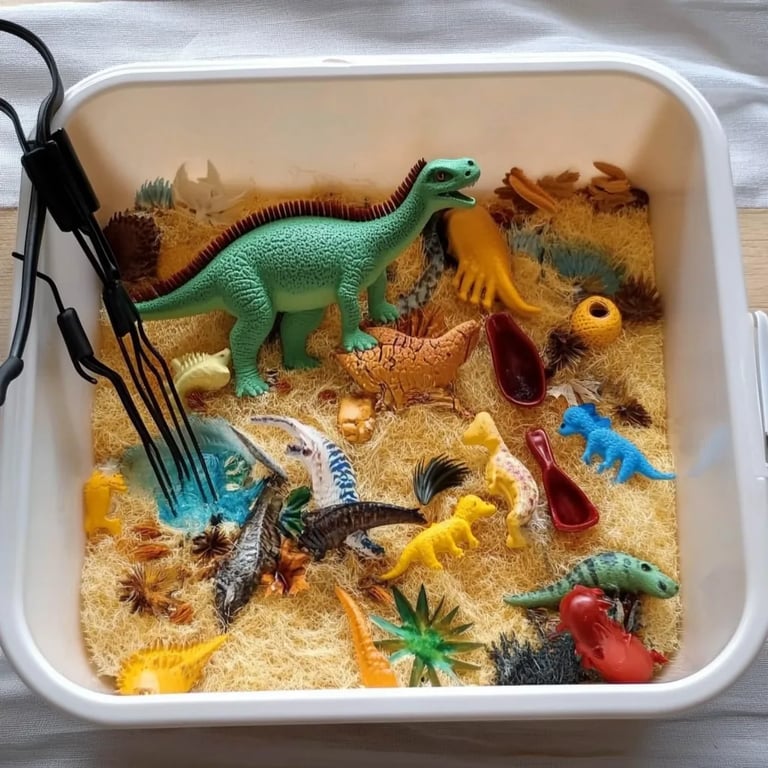 Creating a Dinosaur Sensory Bin: A Step-by-Step Guide