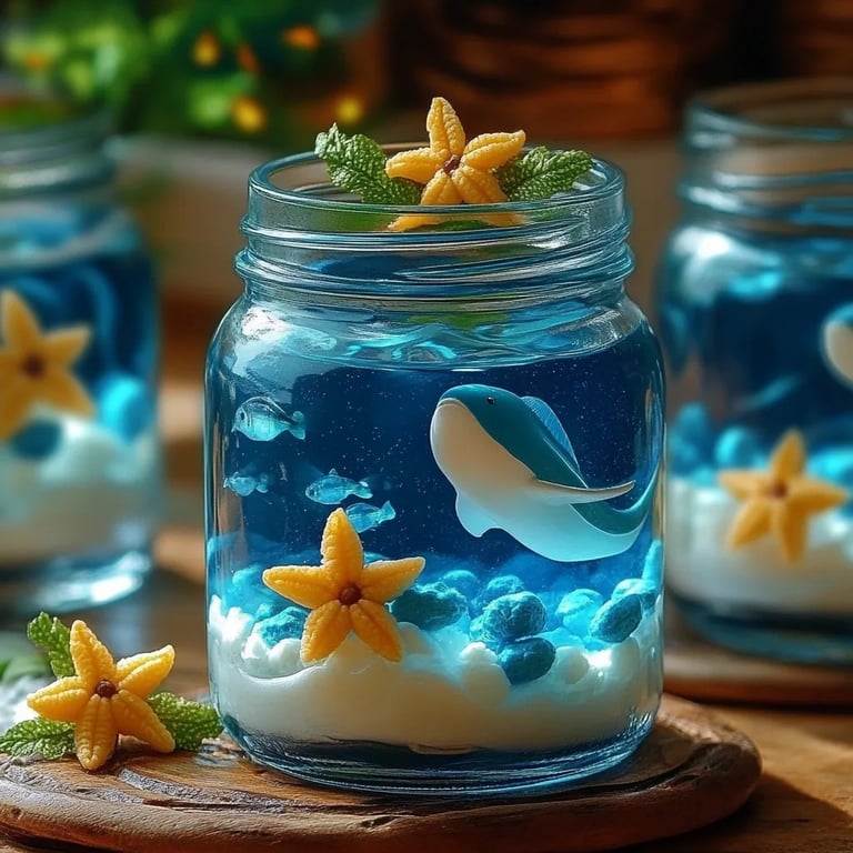 How to Make an Edible Mason Jar Aquarium: A Creative Delicacy to Dazzle the Eyes and Taste Buds