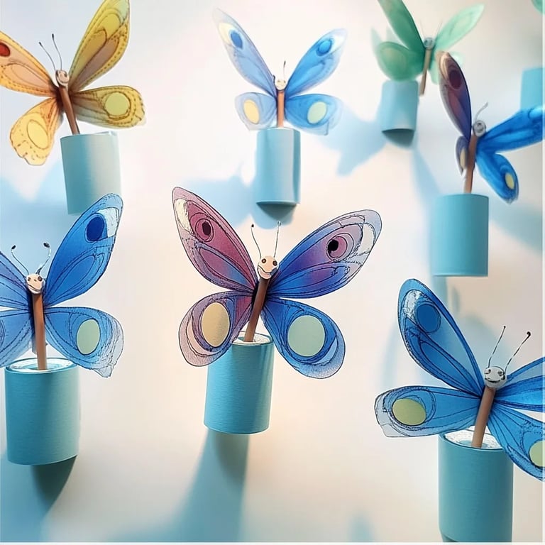Toilet Paper Roll Butterflies: An Amazing Ultimate Craft for Kids
