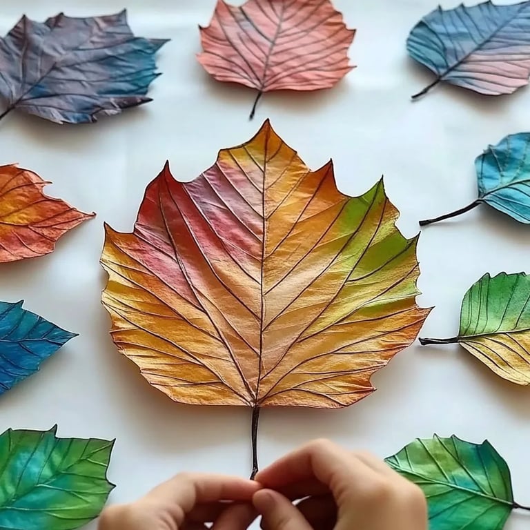 How to Make Coffee Filter Leaves: A Crafting Journey